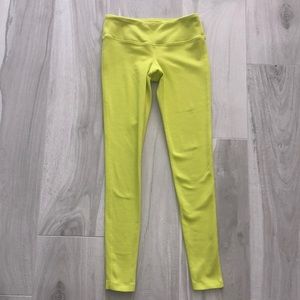 SPLITS59 Neon Yellow/Green leggings size XS